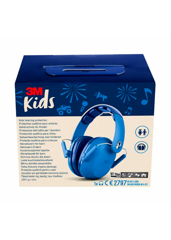 3M Gehoorbeschermende Oorkappen Voor Kinderen PKIDSB-BLU-E Blauw (87-98 dB)