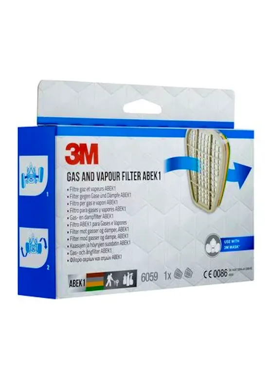 3M Filter Tegen Organische Dampen 6059 ABEK1
