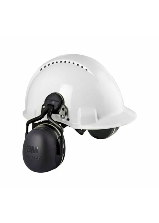 3M Peltor Gehoorkappen X5P5E Zwart Helmbevestiging