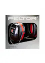 3M Peltor Optime III Gehoorkappen H540B-412-SV Zwart/Rood Nekband miniatuur