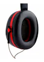 3M Peltor Optime III Gehoorkappen H540B-412-SV Zwart/Rood Nekband miniatuur