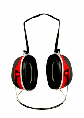 3M Peltor Gehoorkappen X3B Nekband Rood