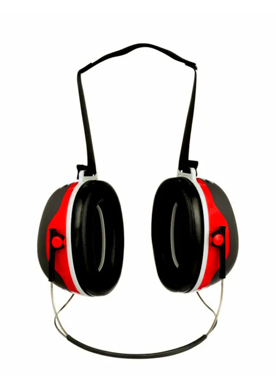 3M Peltor Gehoorkappen X3B Nekband Rood