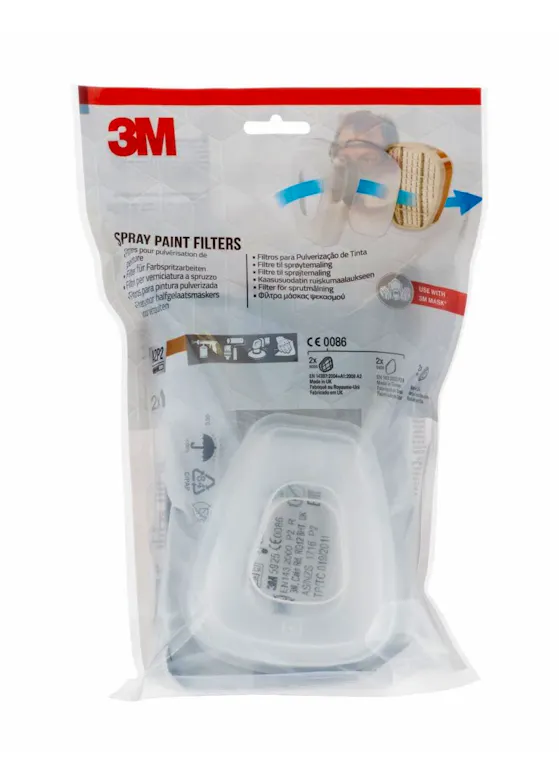 3M 6002 CR Filters Voor Verfspuiten A2P2