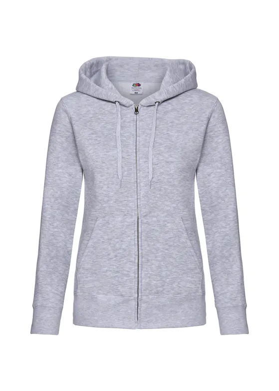 Fruit of The Loom Dames Premium Hooded Sweat Jacket