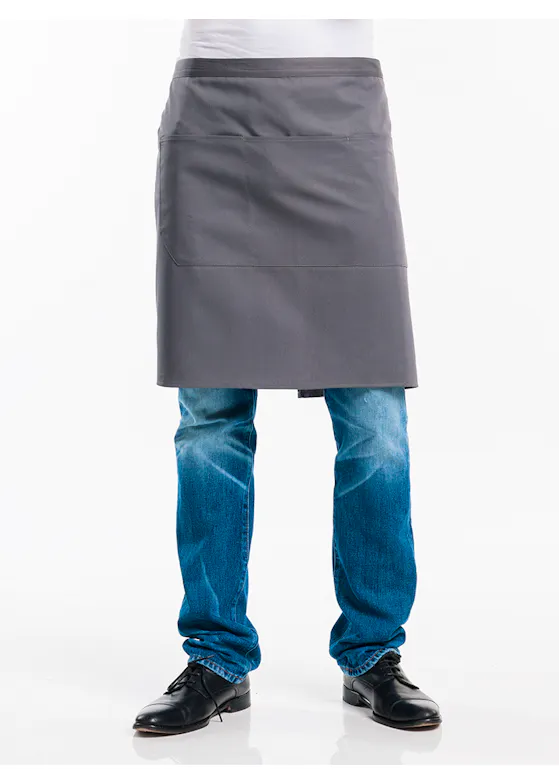 Chaud Devant Apron 3-pockets Grey
