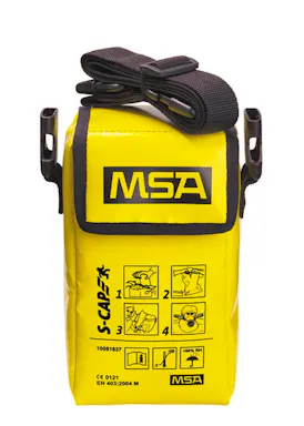 MSA S-Cap Vluchtmasker In Tas