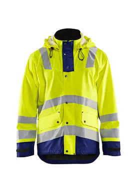 Blåkläder Regenjas gevoerd High Vis LEVEL 2