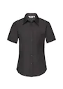 Fruit of The Loom F703 Poplin Shirt Short Sleeve Regular Fit Dames miniatuur