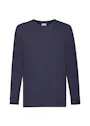 Fruit of The Loom F240K Valueweight T-shirt Long Sleeve Regular Fit Kinderen miniatuur