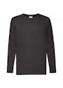 Fruit of The Loom F240K Valueweight T-shirt Long Sleeve Regular Fit Kinderen miniatuur