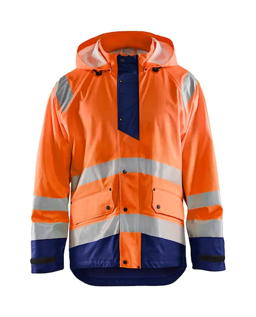 High Vis Oranje/Marineblauw