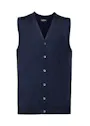 Russell Z719M V-Neck Sleeveless Knitted Cardigan Regular Fit miniatuur