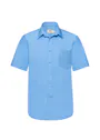 Fruit of The Loom F603 Poplin Shirt Korte Sleeve Regular Fit miniatuur