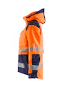 Blåkläder 4436 Dames Shelljack High Visibility miniatuur