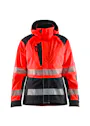 Blåkläder 4436 Dames Shelljack High Visibility miniatuur