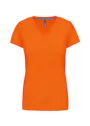 Kariban K381 T-Shirt V-Hals Korte Mouwen Dames miniatuur