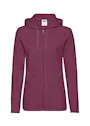 Fruit of The Loom Dames Lightweight Hooded Sweat Jacket miniatuur