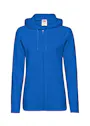 Fruit of The Loom Dames Lightweight Hooded Sweat Jacket miniatuur
