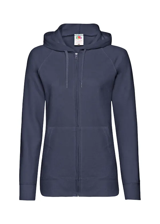 Fruit of The Loom Dames Lightweight Hooded Sweat Jacket