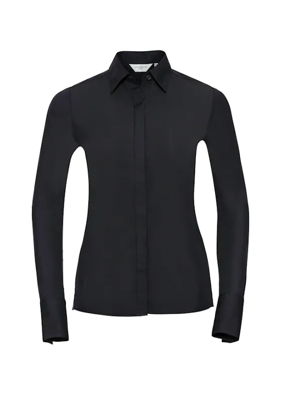 Russell Z960F Ultimate Shirt Long Sleeve Stretch Slim Fit Dames