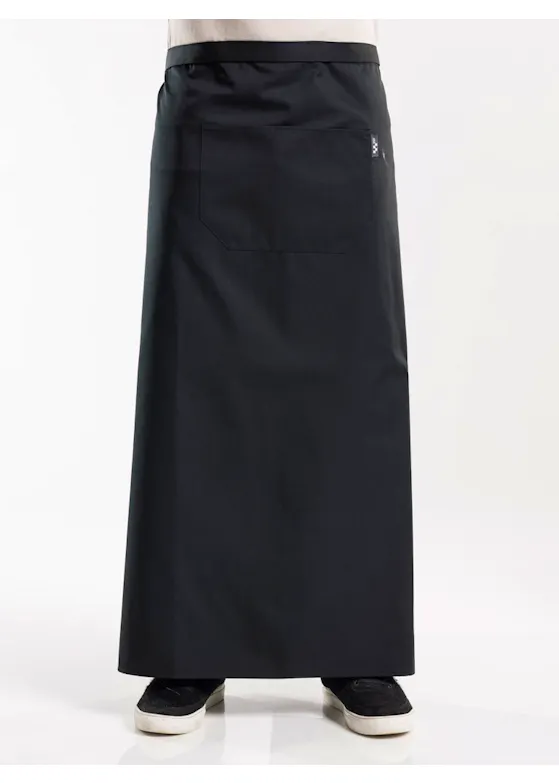 Chaud Devant Apron 1-Pocket Zwart W120-L100