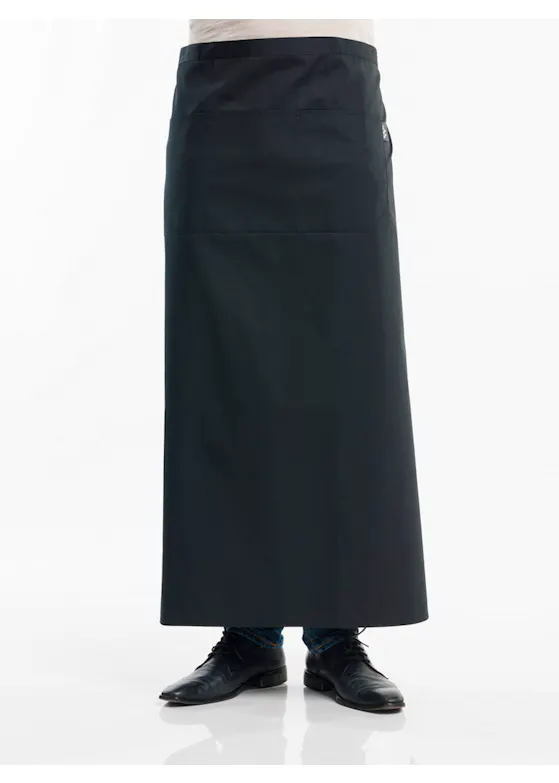 Chaud Devant Apron 3-pockets Zwart W100 - W100