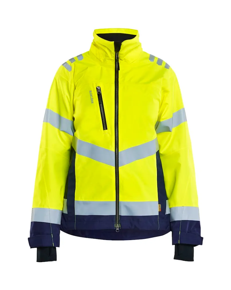 High Vis Geel/Marineblauw