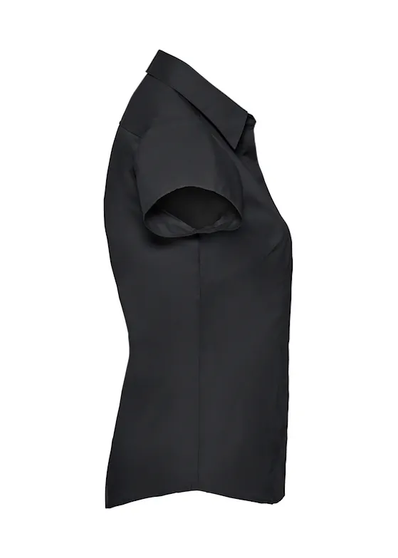 Russell Z925F Poplin Shirt Cap Sleeve Polycotton Slim Fit Dames