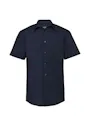 Russell Z925 Poplin Shirt Short Sleeve Tailored Polycotton Regular Fit miniatuur
