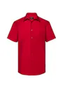 Russell Z925 Poplin Shirt Short Sleeve Tailored Polycotton Regular Fit miniatuur