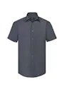 Russell Z925 Poplin Shirt Short Sleeve Tailored Polycotton Regular Fit miniatuur
