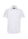 Russell Z925 Poplin Shirt Short Sleeve Tailored Polycotton Regular Fit miniatuur