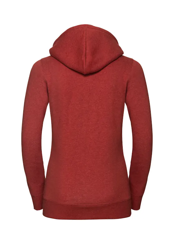Russell Ladies´ Authentic Melange Zipped Hood Sweat