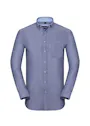 Russell Z920 Oxford Shirt Long Sleeve Tailored Washed Regular Fit miniatuur