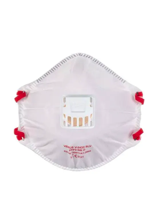 Milwaukee FFP3 Stofmasker met Ventiel - 10 Stuks (4932471906)