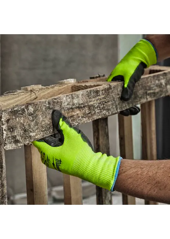 Milwaukee Hi-Vis Werkhandschoenen Snijklasse 2/B