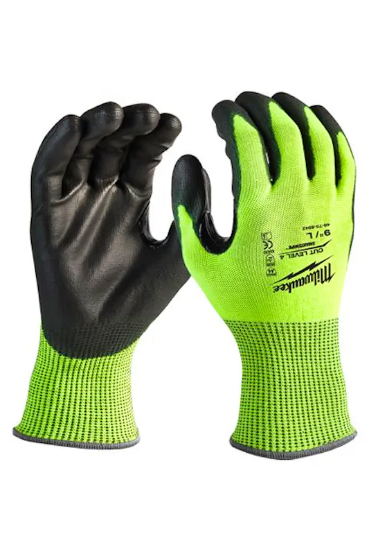 Milwaukee Hi-Vis Cut D Handschoenen