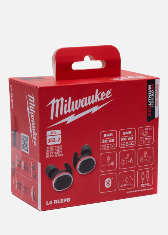 Milwaukee L4RLEPB-301 Bluetooth Oordopjes (4933478750)