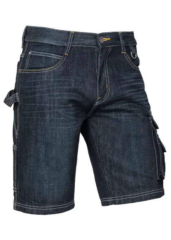 Brams Workwear Ruben Korte Broek Denim A82