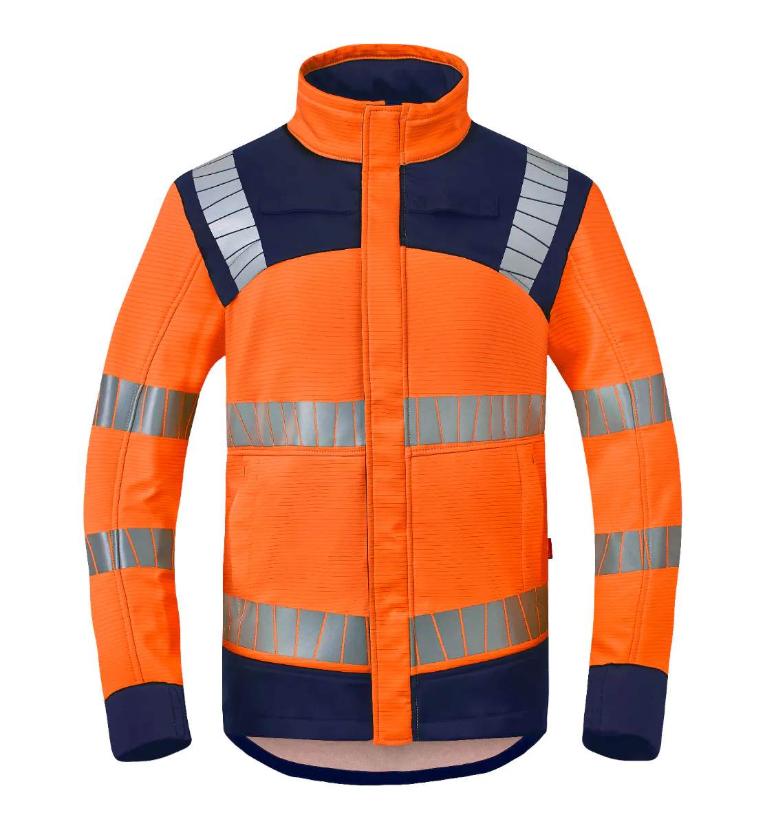 High Vis Oranje/Marineblauw