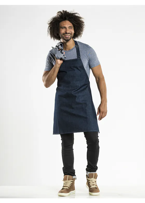 Chaud Devant Regular Schort Plain Blue Denim 