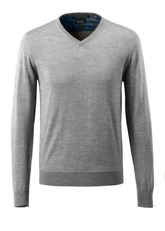 Mascot 50635-989 Trui Gebreide V-hals Merinowol Verwarmd Regular Fit
