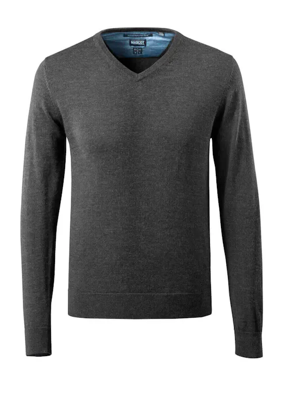 Mascot 50635-989 Trui Gebreide V-hals Merinowol Verwarmd Regular Fit