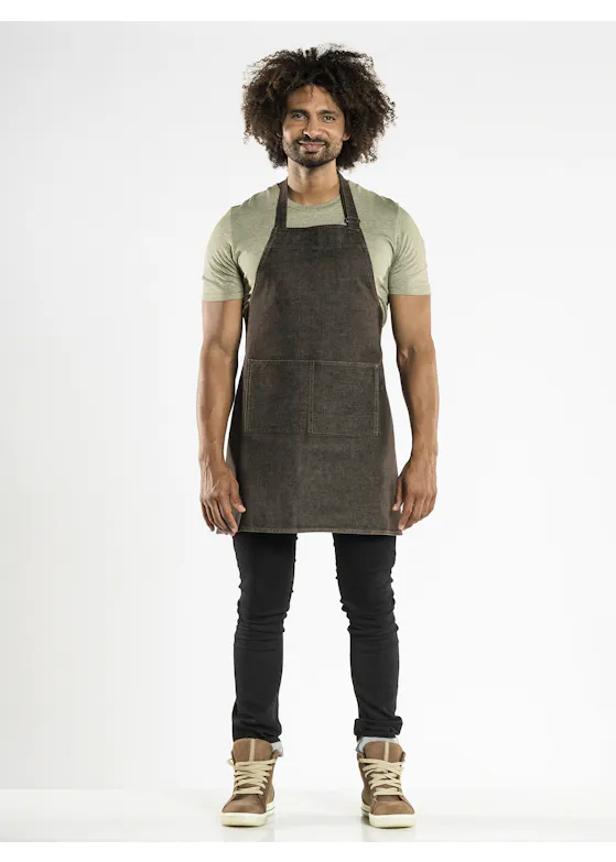 Chaud Devant Base Brown Denim Schort