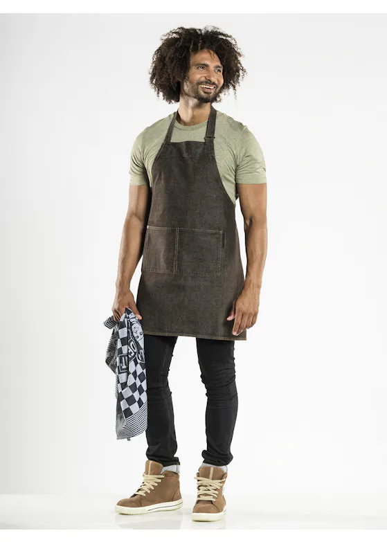 Chaud Devant Base Brown Denim Schort