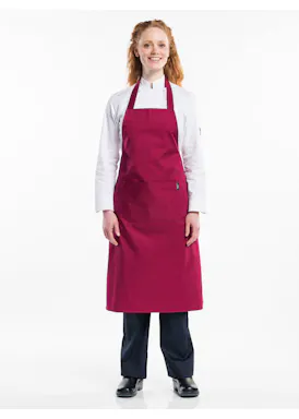 Chaud Devant Apron Burgundy