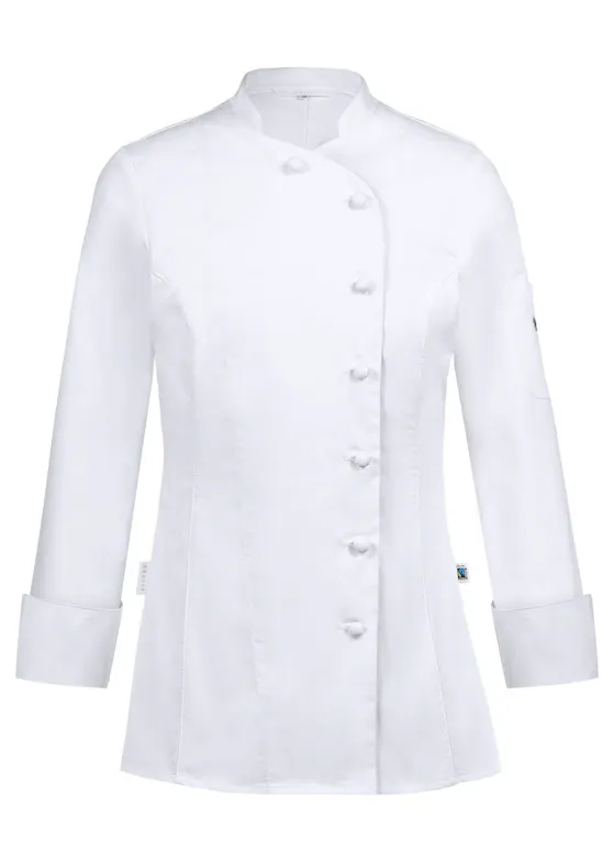 Greiff RF 5416 koksbuis Stiffen Knopen Regular Fit Stretch Dames Gastro