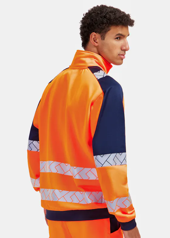 Tricorp 306106 Sweater Zip High Vis Industrieel Wasbaar Regular Fit Redefined