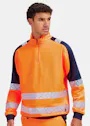 Tricorp 306106 Sweater Zip High Vis Industrieel Wasbaar Regular Fit Redefined miniatuur